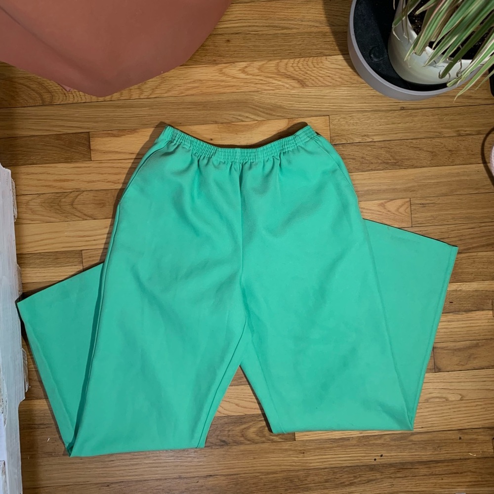 Vintage Green Alfred Dunner Pants